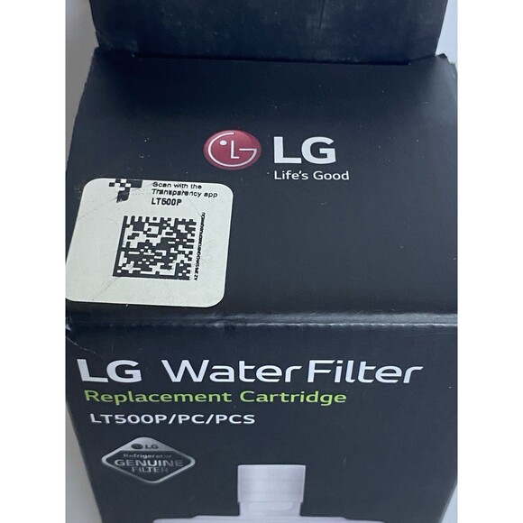 GENUINE LG LT500P Refrigerator Water Filter 6 Month 500 Gallon Capacity - Picture 3 of 6